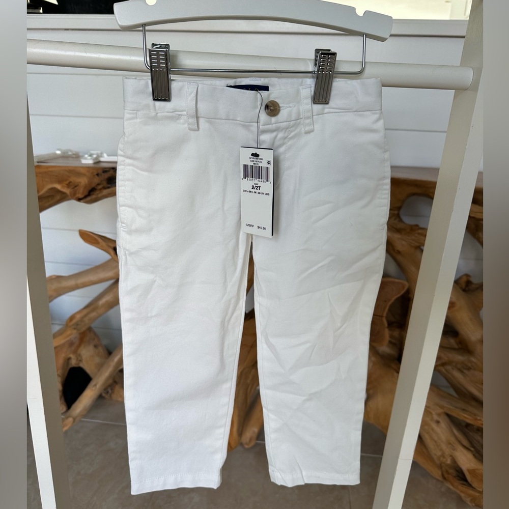 Polo Ralph Lauren boys white trousers pants size 2T